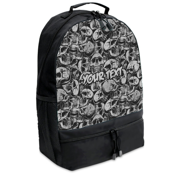 Custom Skulls Backpacks - Black (Personalized)