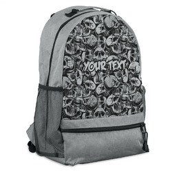 Skulls Backpack - Grey (Personalized)