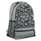 Skulls Large Backpack - Gray - Angled View