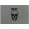 Skulls Large Engraved Gift Box with Leather Lid - Approval
