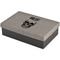 Skulls Large Engraved Gift Box with Leather Lid - Front/Main