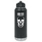 Skulls Water Bottle - Laser Engraved - Front (Personalized)
