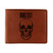 Skulls Leather Bifold Wallet - Single