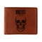 Skulls Leatherette Bifold Wallet (Personalized)