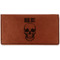 Skulls Leatherette Checkbook Holder (Personalized)