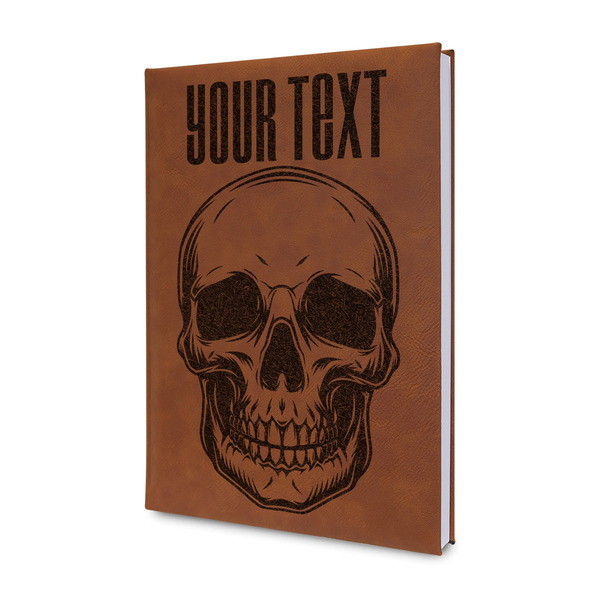 Custom Skulls Leather Sketchbook - Small - Double Sided (Personalized)