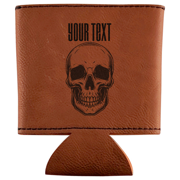 Custom Skulls Leatherette Can Sleeve (Personalized)