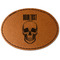 Skulls Leatherette Patches - Oval