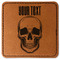 Skulls Leatherette Patches - Square