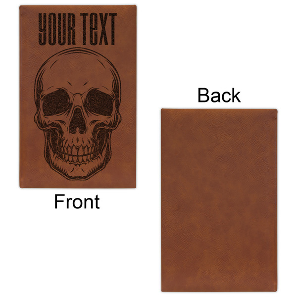 Skulls Leatherette Sketchbooks - Small - Single Sided - Front & Back View