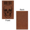 Skulls Leatherette Sketchbooks - Small - Single Sided - Front & Back View