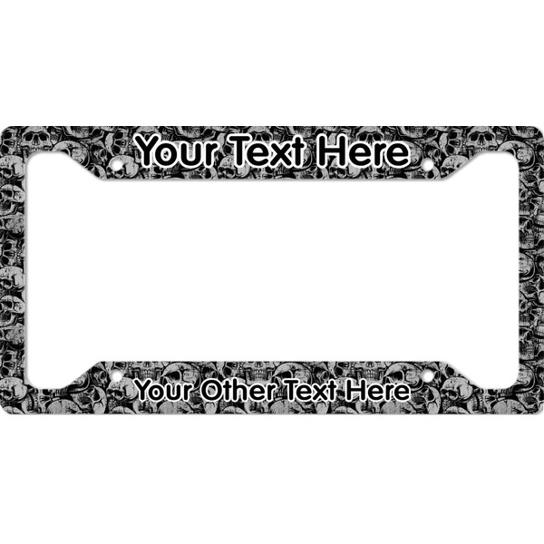 Custom Skulls License Plate Frame - Style A (Personalized)
