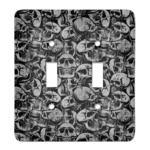 Skulls Light Switch Cover (2 Toggle Plate)