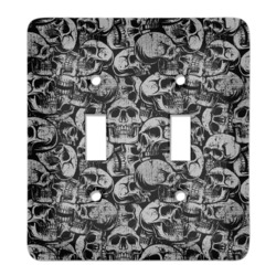 Skulls Light Switch Cover (2 Toggle Plate)