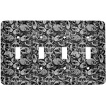 Skulls Light Switch Cover (4 Toggle Plate)
