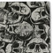 Skulls Linen Placemat - DETAIL