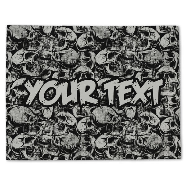 Skulls Linen Placemat - Front