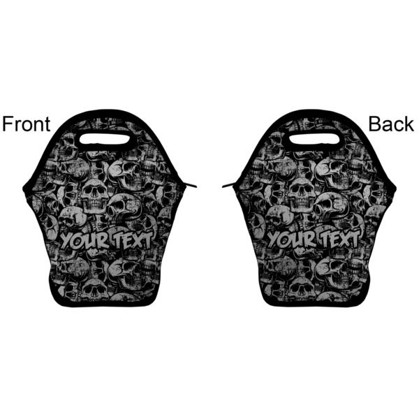 Skulls Lunch Bag - Front and Back