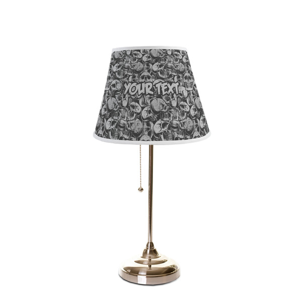 Skulls Poly Film Empire Lampshade - On Stand