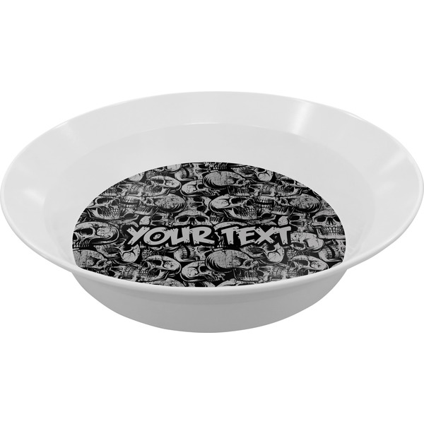 Custom Skulls Melamine Bowl (Personalized)