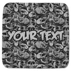 Skulls Memory Foam Bath Mat - 48"x48" (Personalized)