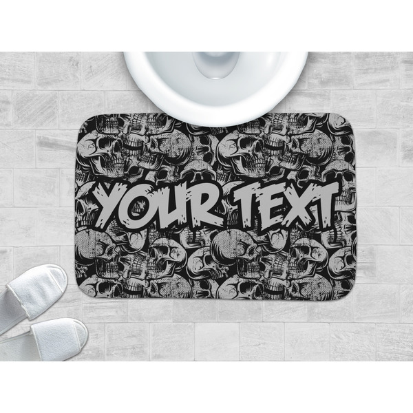 Skulls Memory Foam Bath Mat - LIFESTYLE 34x21