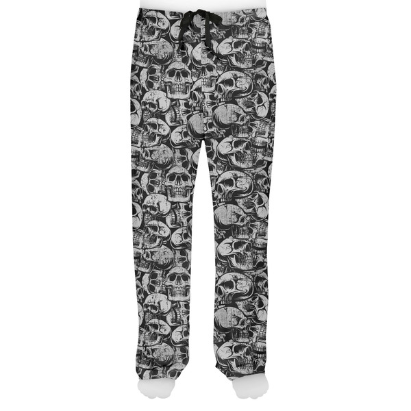 Skulls Men's Pjs Front - on model