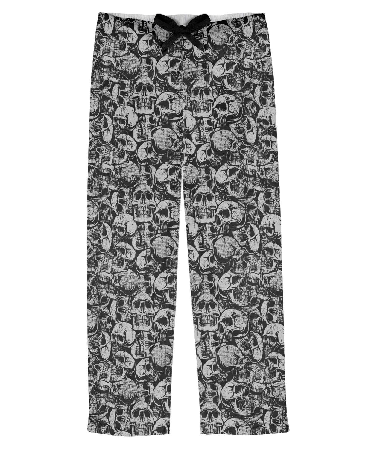 Skulls Mens Pajama Pants XS (Personalized) YouCustomizeIt