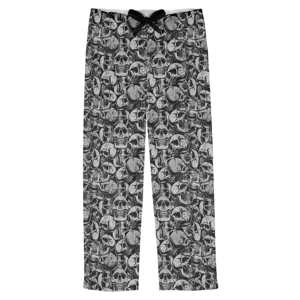 Custom Skulls Mens Pajama Pants - M