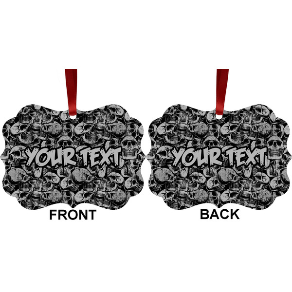 Skulls Metal Benilux Ornament - Front and Back (APPROVAL)
