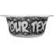 Skulls Stainless Steel Dog Bowl (Personalized)