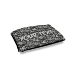 Skulls Outdoor Dog Bed - Small (Personalized)