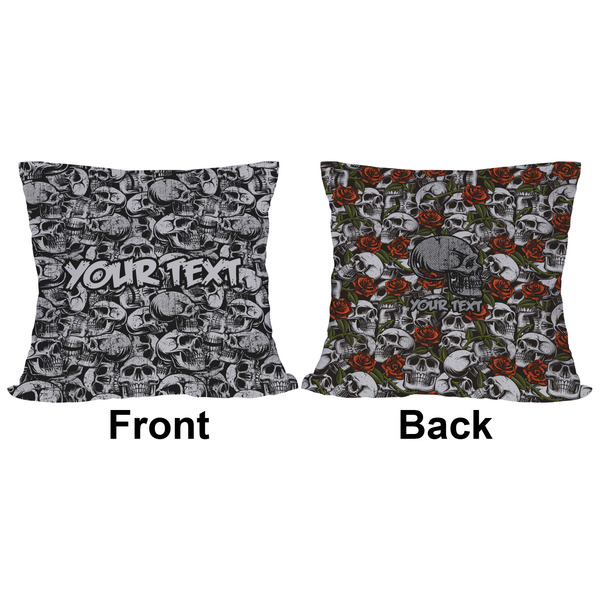 Skulls Outdoor Pillow - 16x16