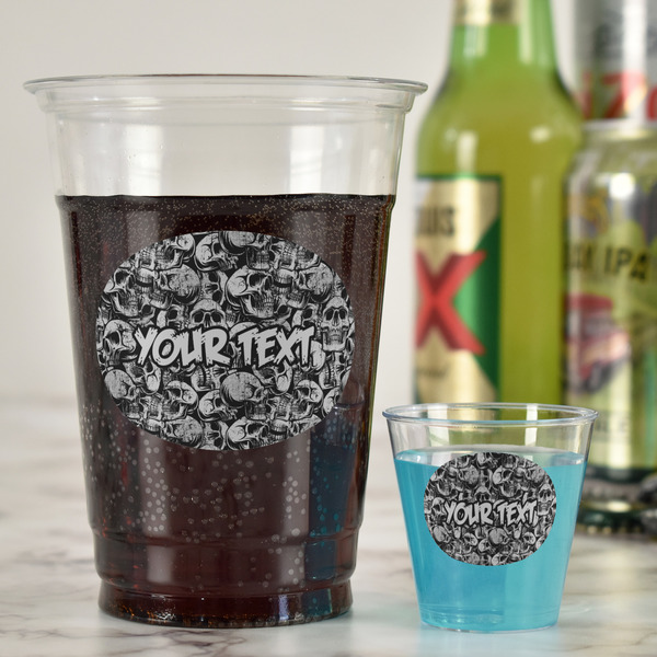Skulls Party Cups - 16oz - In Context