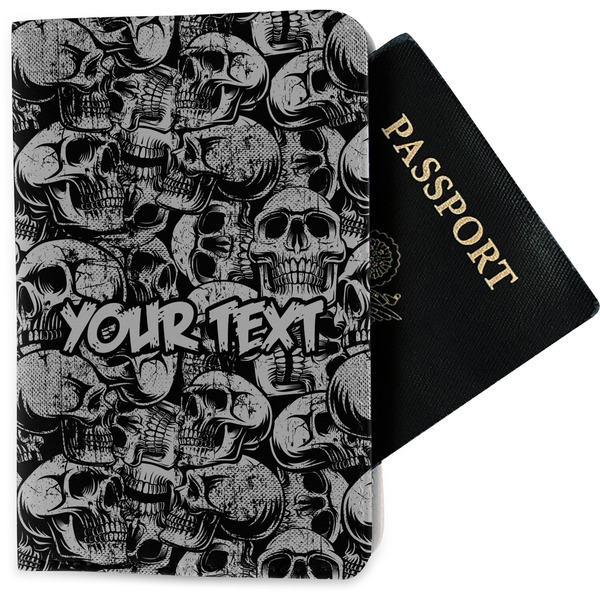 Custom Skulls Passport Holder - Fabric (Personalized)