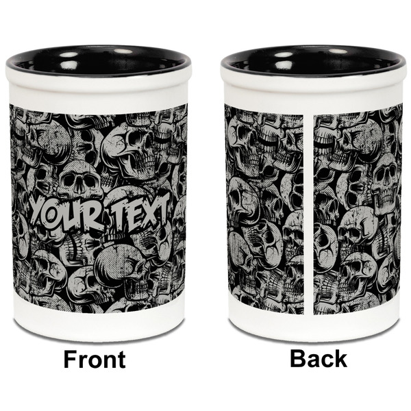 Skulls Pencil Holder - Black - approval