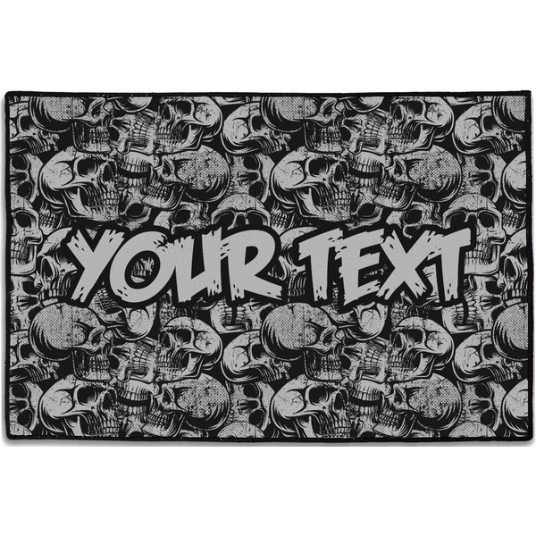 Skulls Personalized Door Mat - 36x24 (APPROVAL)