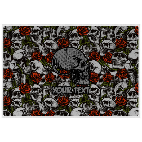 Skulls Personalized Placemat (Back)