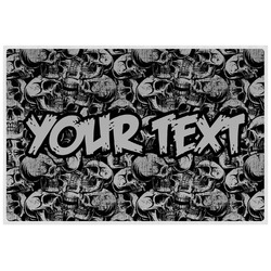 Skulls Laminated Placemat w/ Name or Text