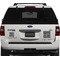 Skulls Personalized Square Car Magnets on Ford Explorer