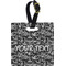 Skulls Personalized Square Luggage Tag