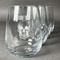 Skulls Stemless Wine Glasses (Set of 4) (Personalized)