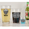 Skulls Pint Glass - Two Content - In Context