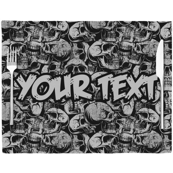 Skulls Placemat with Props