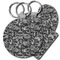 Skulls Plastic Keychain (Personalized)
