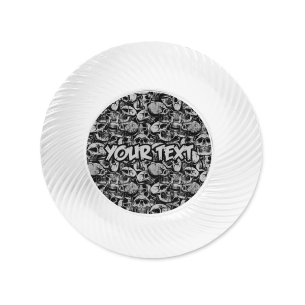 Skulls Plastic Party Appetizer & Dessert Plates - Approval