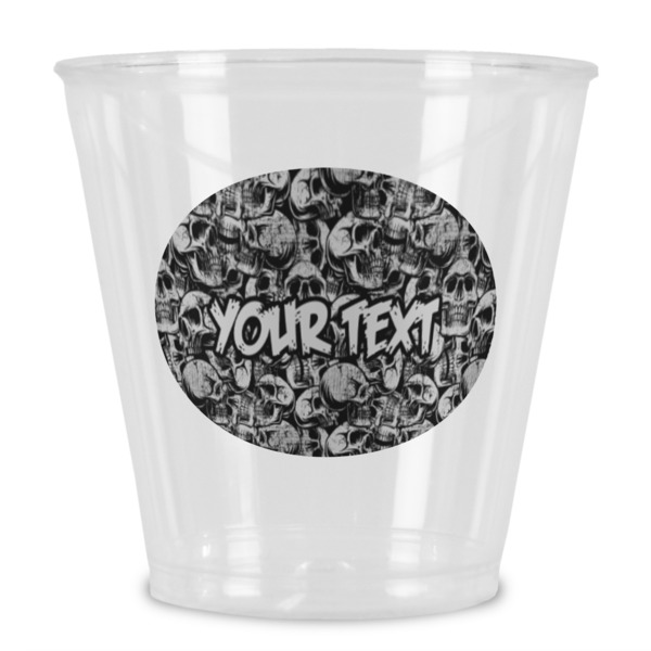 Custom Skulls Plastic Shot Glass (Personalized)