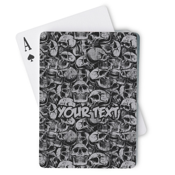 Custom Skulls Playing Cards (Personalized)