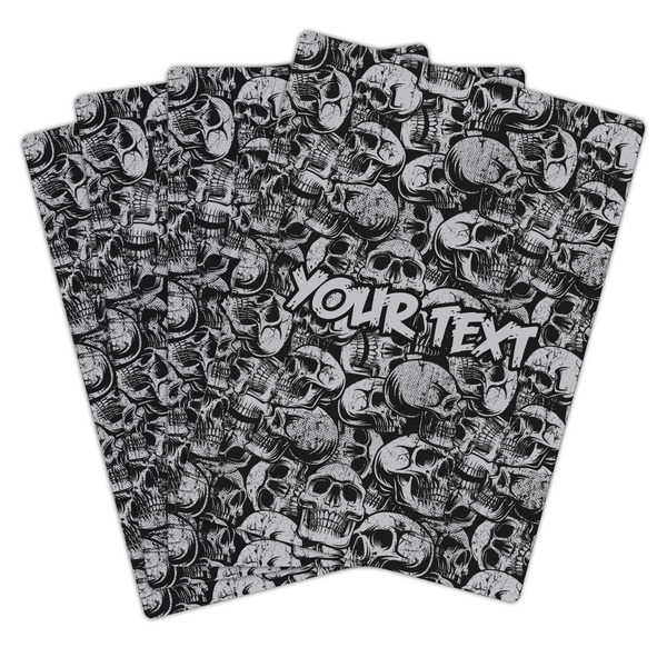 Skulls Playing Cards - Hand Back View