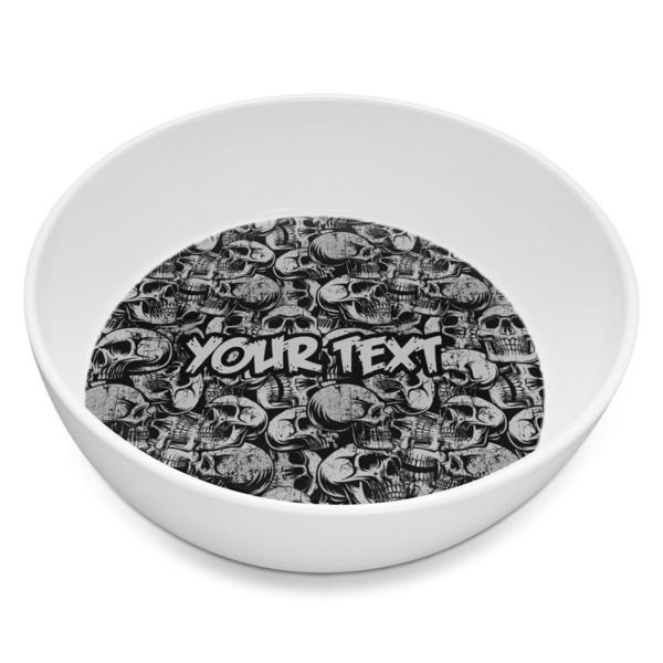 Custom Skulls Melamine Bowl - 8 oz (Personalized)
